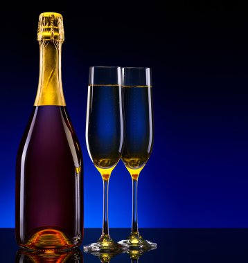 lüks şampanya arka plan