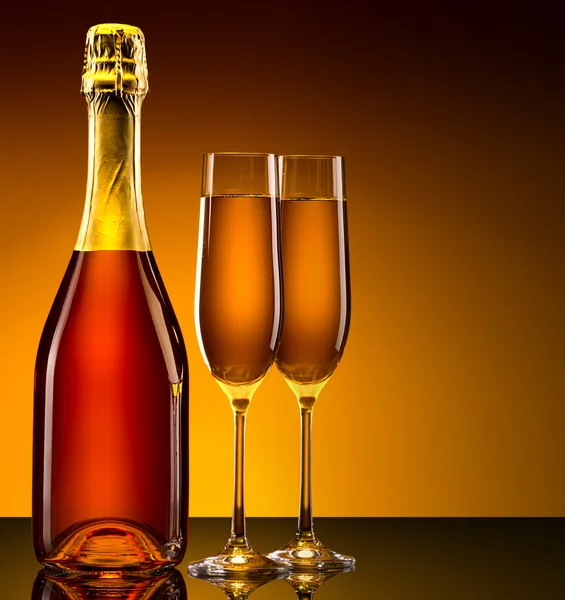 Luxe champagne achtergrond — Stockfoto