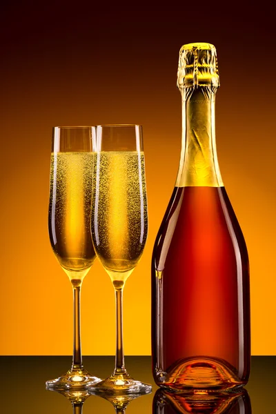 Luxury champagne background — Stock Photo, Image