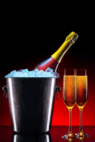 Luxury champagne background — Stock Photo, Image