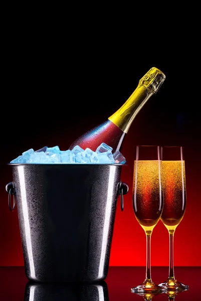 Luxe champagne achtergrond — Stockfoto