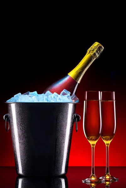 Lusso champagne sfondo — Foto Stock