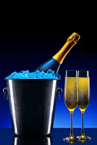 Luxury champagne background — Stock Photo, Image