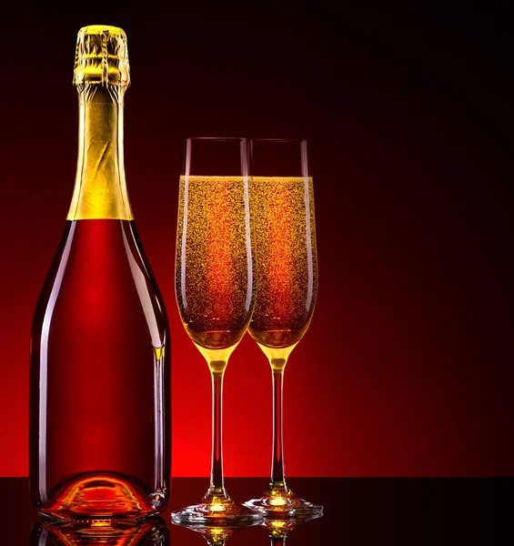 Lusso champagne sfondo — Foto Stock