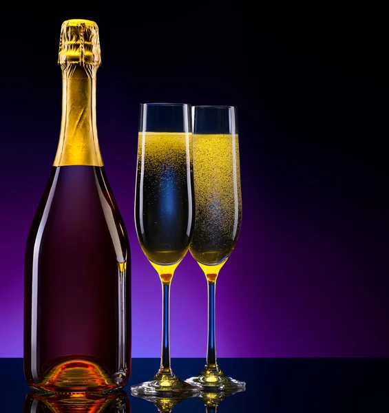 Lusso champagne sfondo — Foto Stock