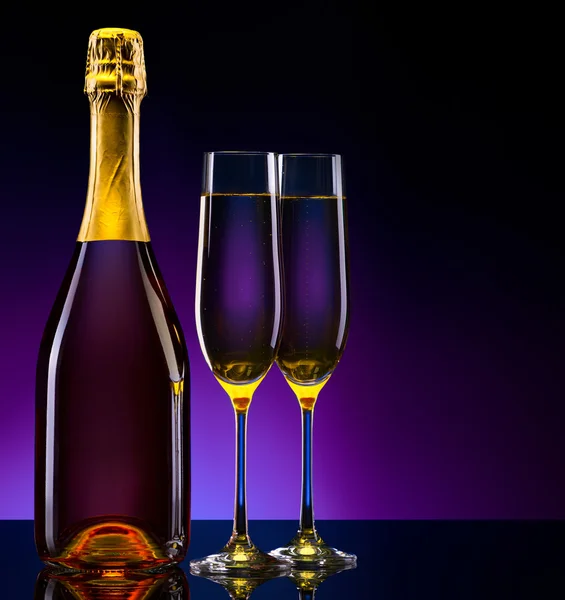 Luxus pezsgő háttér — Stock Fotó