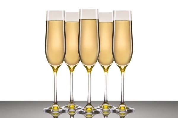 Lyxiga glas champagne — Stockfoto