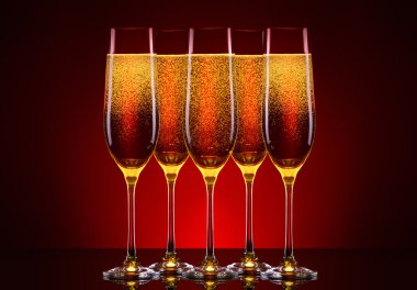 lüks bardak şampanya