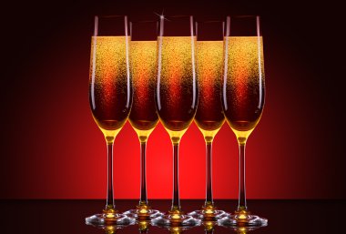 lüks bardak şampanya