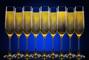 lüks bardak şampanya