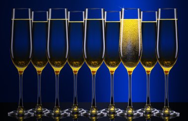 lüks bardak şampanya