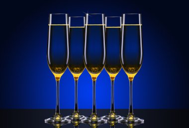 lüks bardak şampanya