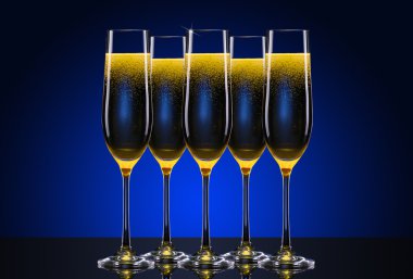 lüks bardak şampanya
