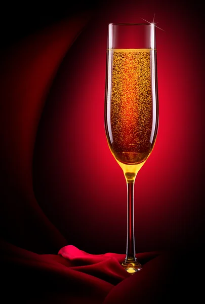 Luxury glass of champagne — Stock Photo, Image