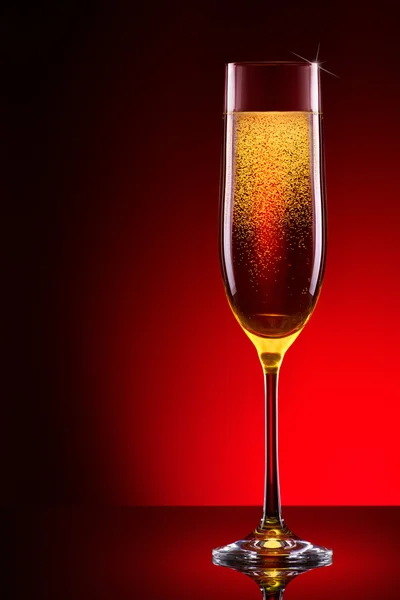 Luxury glass of champagne — Stock Photo, Image