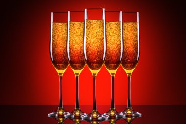 lüks bardak şampanya