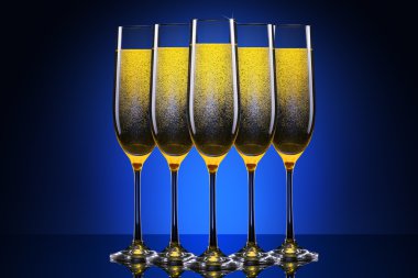 lüks bardak şampanya