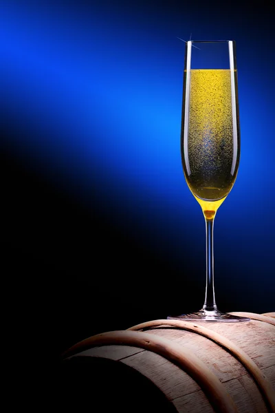 Lyxiga glas champagne — Stockfoto