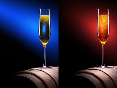 lüks bardak şampanya