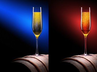 lüks bardak şampanya