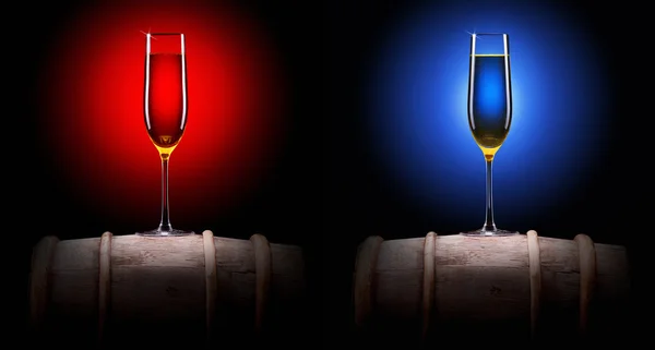 Luxus pohár pezsgő — Stock Fotó
