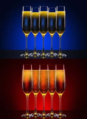 lüks bardak şampanya