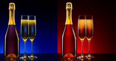 lüks şampanya arka plan