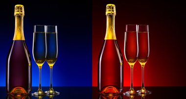 lüks şampanya arka plan