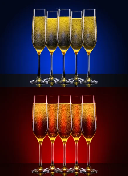 Luxury glass of champagne — Stock Photo, Image