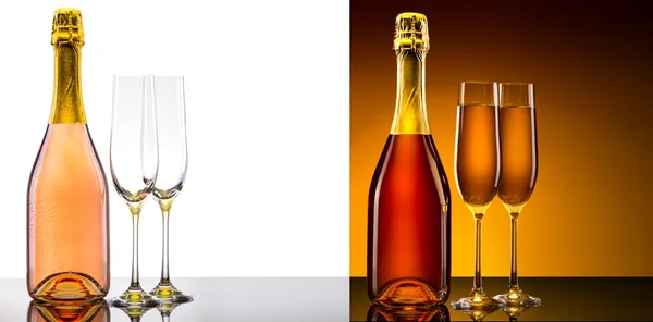 Luxury champagne background — Stock Photo, Image