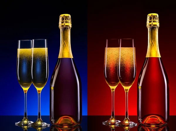 Luxus-Champagner Hintergrund — Stockfoto