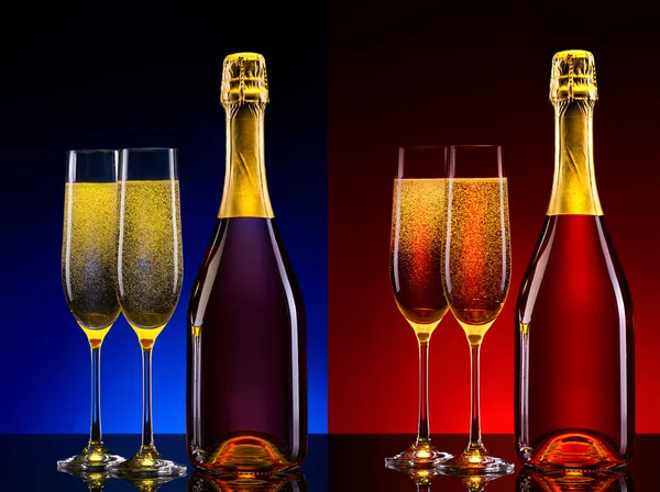 Luxe champagne achtergrond — Stockfoto