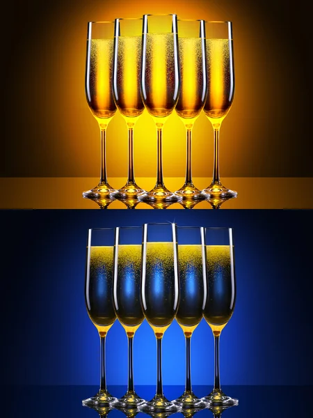 lüks bardak şampanya