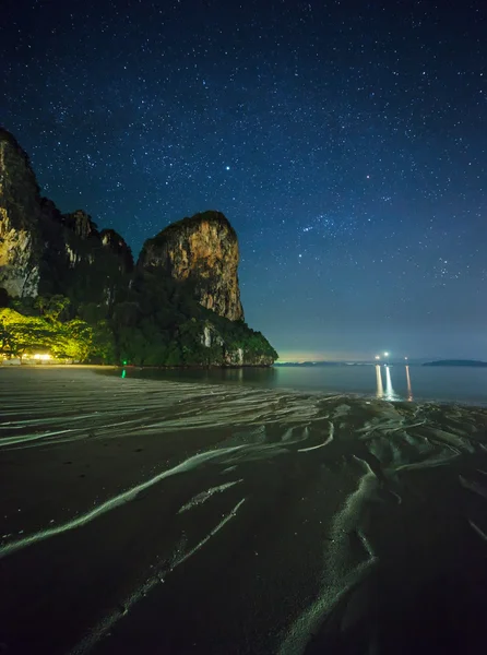 Night tropical landscape. Thailand — Stock Photo, Image