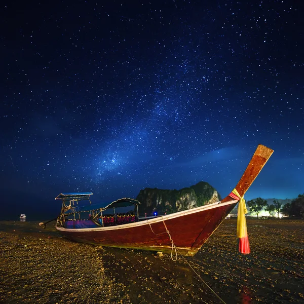 Night tropical landscape. Thailand — Stock Photo, Image