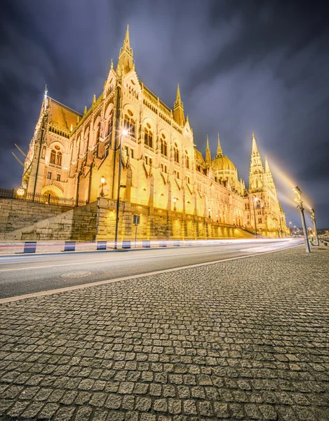Vue de l'édifice du Parlement hongrois, Budapest — Photo