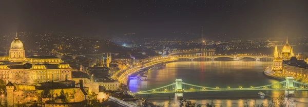 Panoráma, Budapest, Magyarország — Stock Fotó