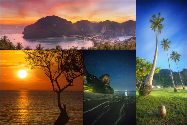 Thailanda ve Adaları güzel Panoraması.