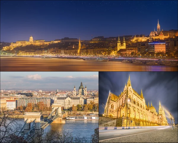 Le panorama beauté des attractions Budapest . — Photo