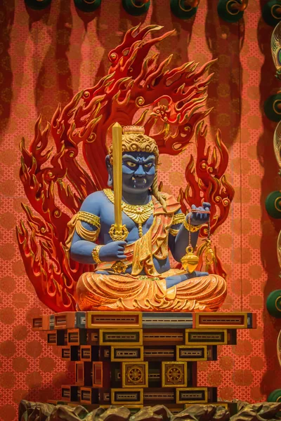 El Señor Buda en el Templo de la Reliquia Diente de Buda Chino, Singapur — Foto de Stock