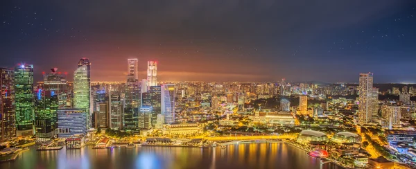 Singapore Skyline and view of Marina Bay — Stock Photo, Image