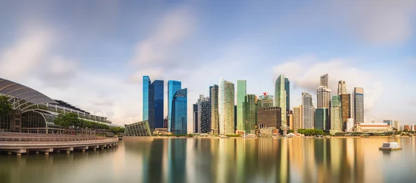 Singapore Skyline e vista sulla baia di Marina — Foto Stock