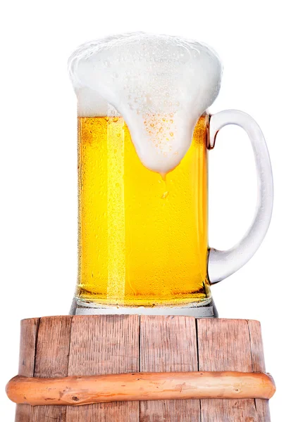慕尼黑啤酒节庆祝活动背景与啤酒 — 图库照片