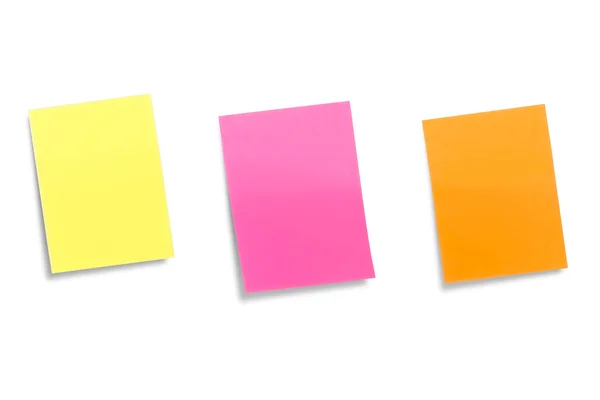 Color stickers isolated on a white background — Stock Photo, Image