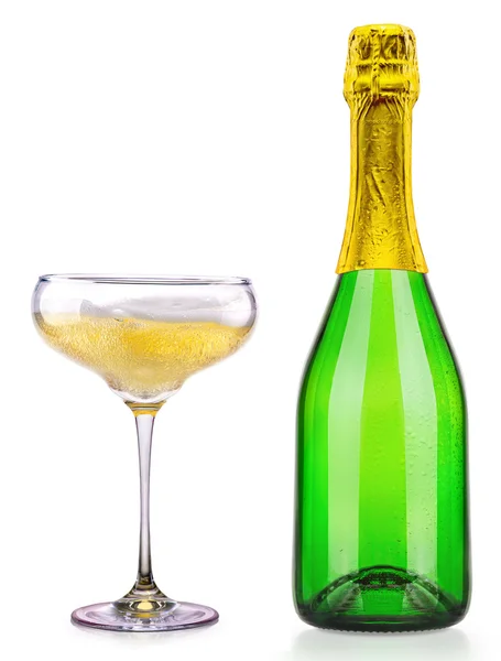 İzole lüks şampanya koleksiyonu — Stok fotoğraf