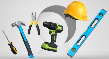 Tek renkli arka planda ürün sergisi için soyut sahne ya da podyum. Ürün sunumu için 3d görüntü oluşturma veya sahnede, kaidede veya platformda kozmetik ürünü gösterme