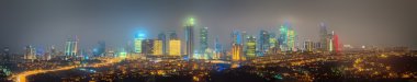 Istanbul ve boğaz Panoraması geceleri