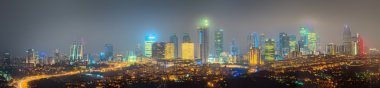 Istanbul ve boğaz Panoraması geceleri
