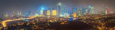 Istanbul ve boğaz Panoraması geceleri