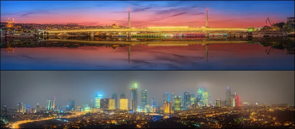 Krásný výhled na Bospor a panoráma Istanbulu — Stock fotografie